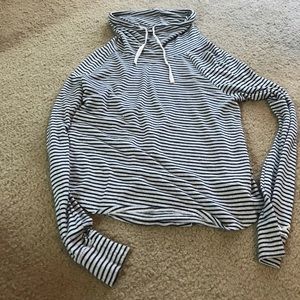 Hollister stripes pull over